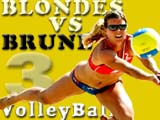 Blondes VS Brunettes-3: Volleyball adult game